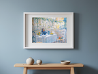 Le Déjeuner by Henri Le Sidanier – Impressionist Art Print - Hakyarts