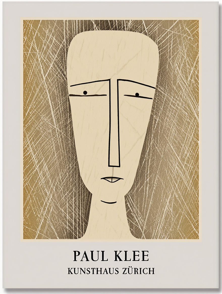 Paul Klee Modern Abstract Wall Art – Minimalist Colorful Canvas Prints, Mix & Match 9 Designs, Home & Bedroom Decor