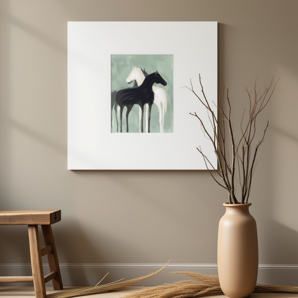 Graceful Silhouettes – Contemporary Figurative Art Print
