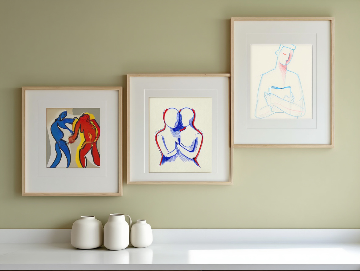 Mikuláš Galanda – Modernist Trio of Fine Art Prints