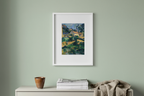 Turning Road at Montgeroult – Paul Cézanne Poster | Post-Impressionist Landscape Art Print