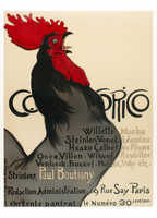 Cocorico Poster by Théophile Alexandre Steinlen – Vintage French Art Nouveau Print