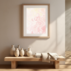 Dream Motion – Psychedelic Swirl Abstract Wall Art Print