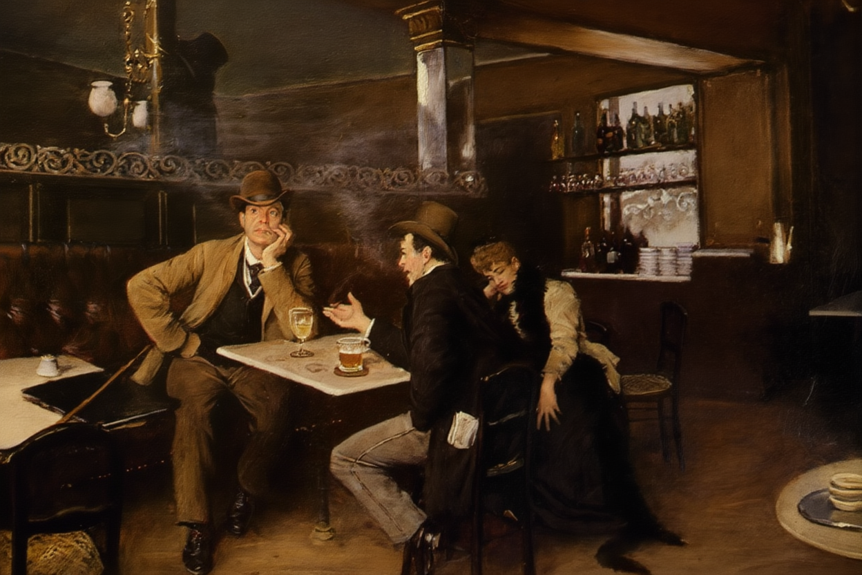 Jean Béraud  - Au Bistro