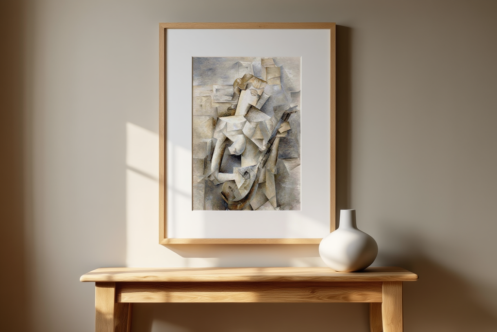 Pablo Picasso - Girl with a Mandolin Poster