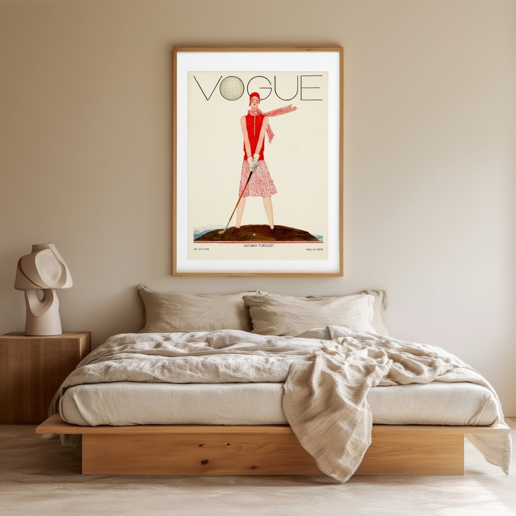 Vogue Autumn Forecast 1929 – Vintage Fashion Poster | Iconic Style Wall Art Print