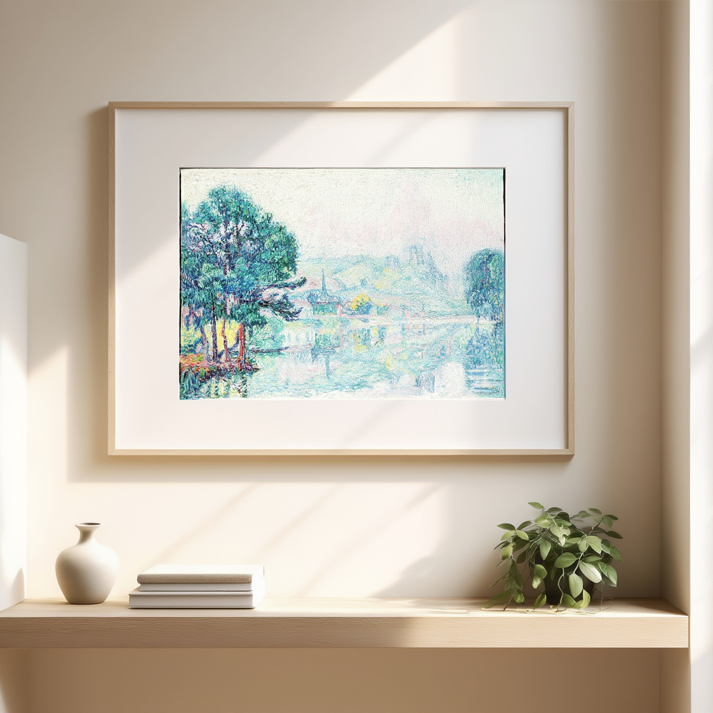 Paul Signac - Les Andelys. Matin. Été