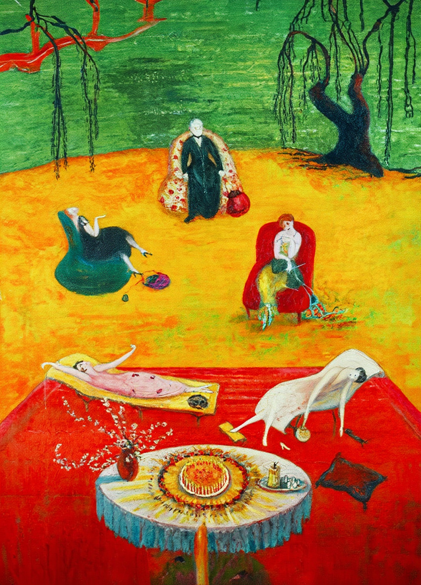 Heat by Florine Stettheimer (1919) – Modernist American Art Print - Hakyarts