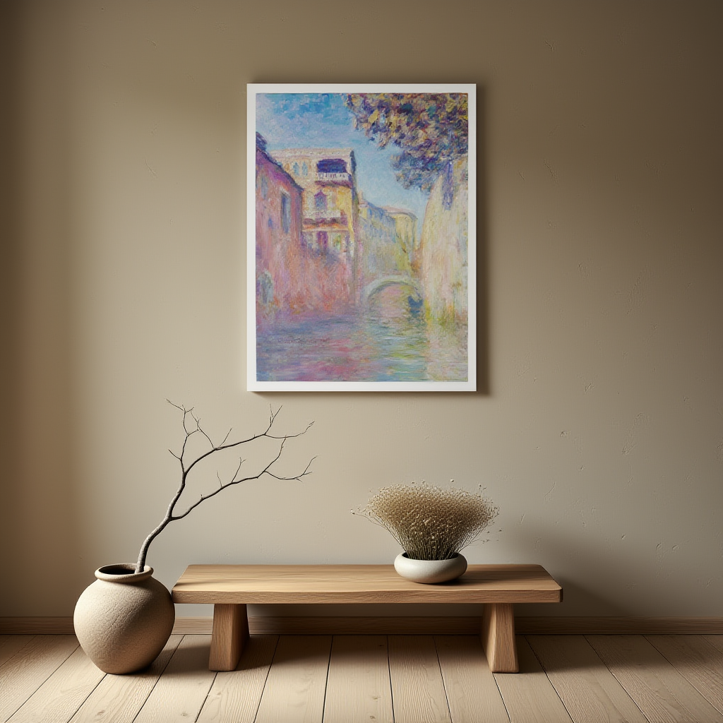 Claude Monet – Le Rio de la Salute Art Print