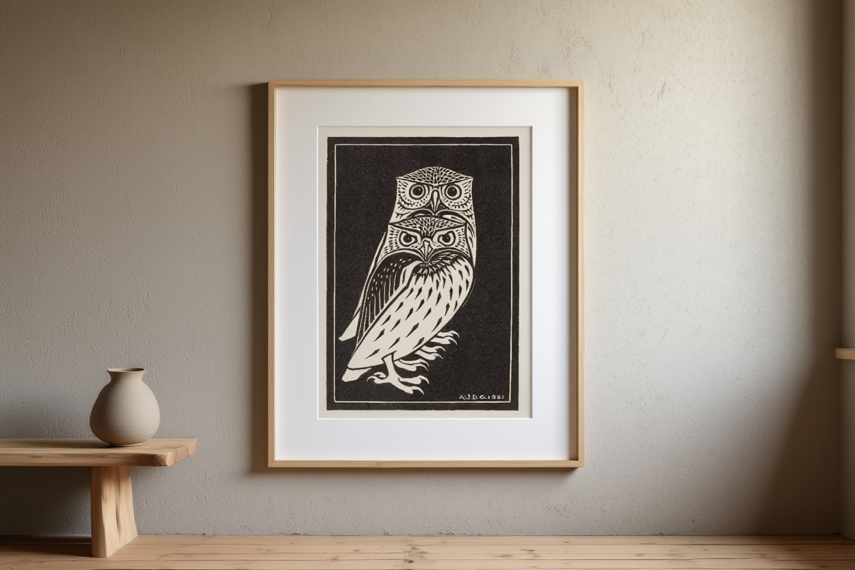 Julie de Graag - Twee uilen