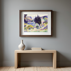 Henri-Edmond Cross - Cypress-April - Hakyarts
