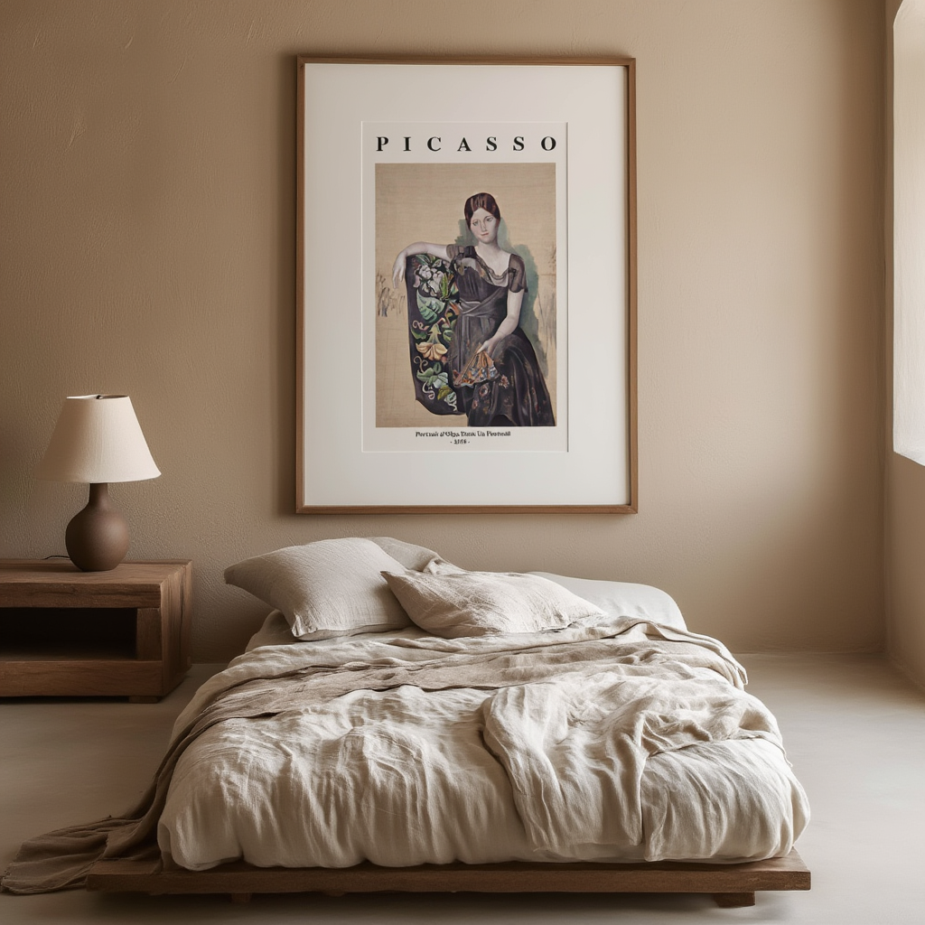 Pablo Picasso – Portrait d’Olga dans un Fauteuil - Iconic Cubist Art Print