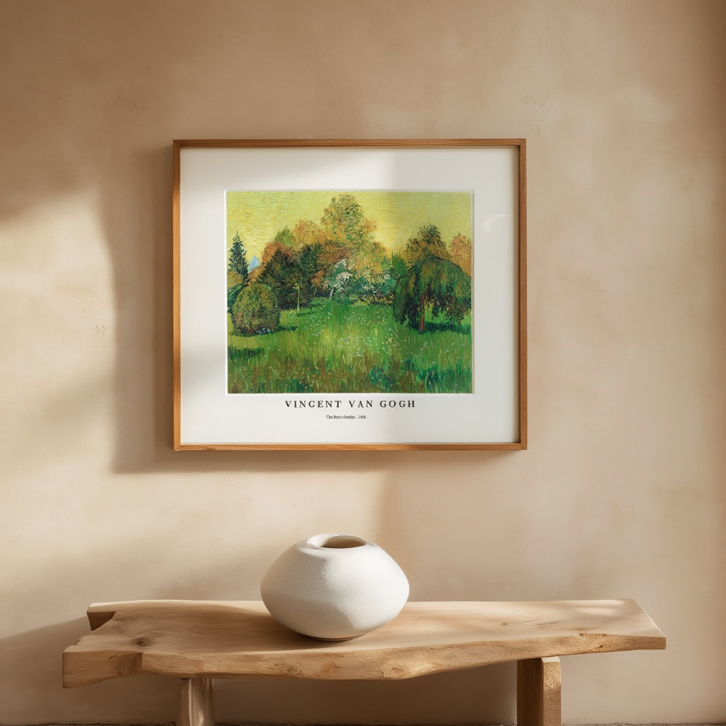 Vincent Van Gogh - The Poet's Garden Poster