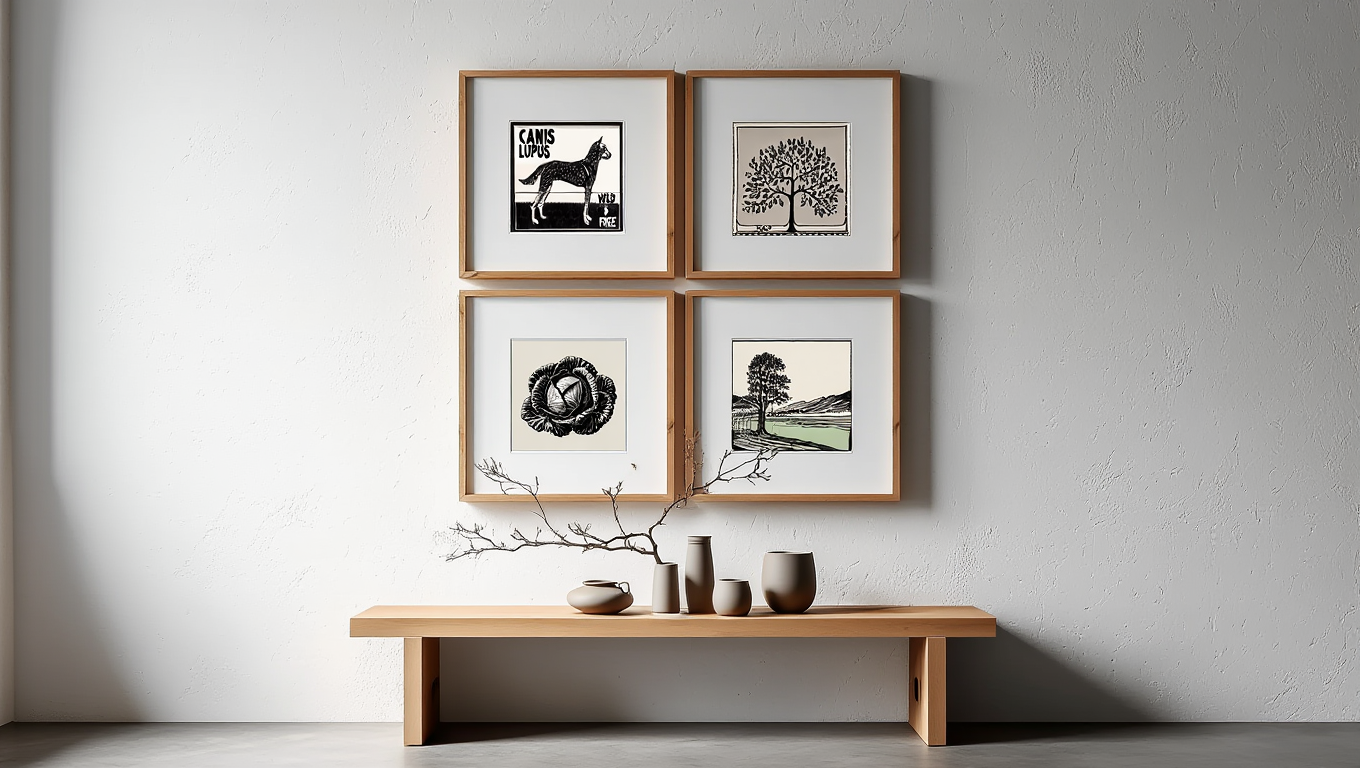 Julie de Graag Mix & Match – 4 Prints Wall Art