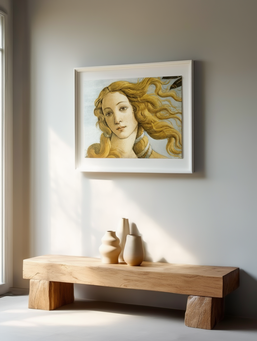 Sandro Botticelli – Venus Head - Iconic Early Renaissance Study Print