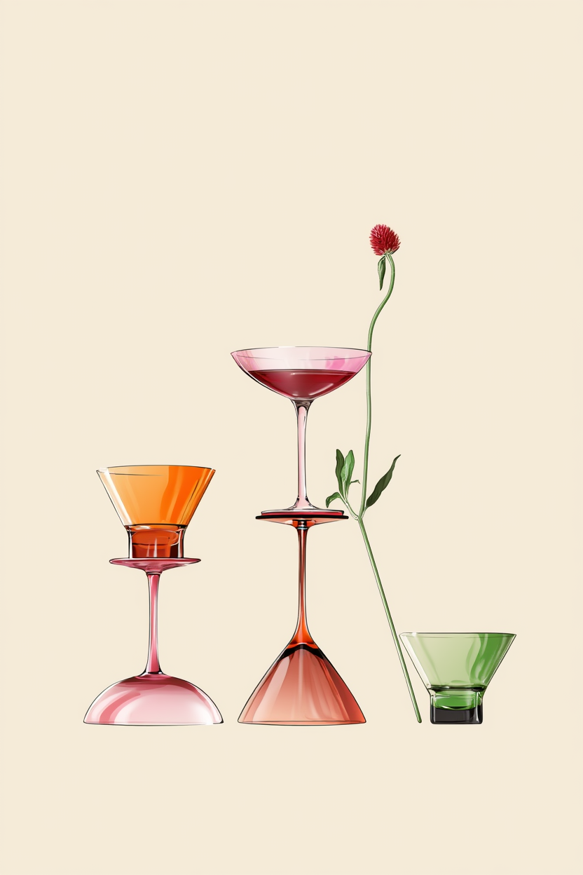 Moments of Everyday Life – Illustrative Art Print | Vintage & Contemporary Daily Life Poster