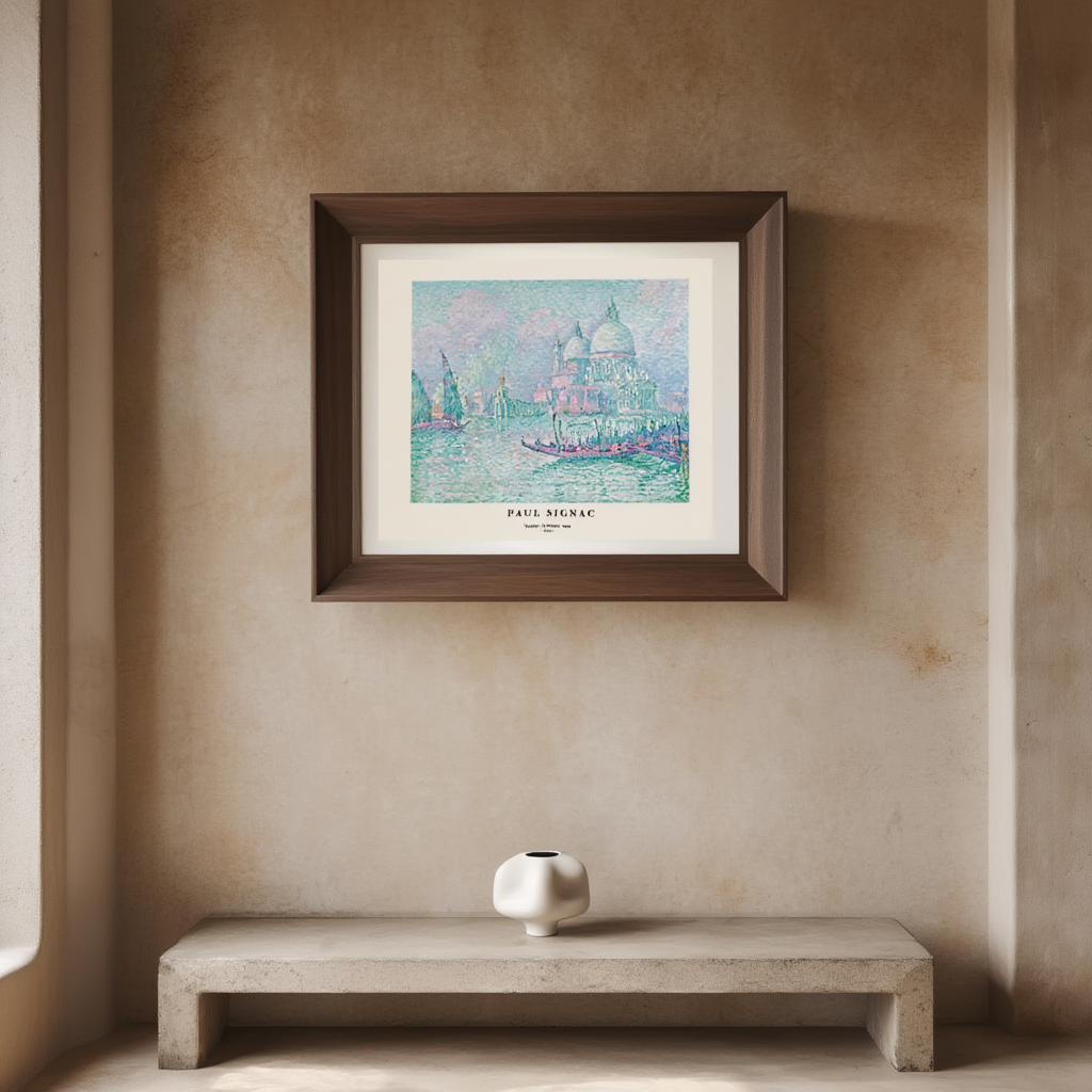 Paul Signac - Venise. la Salute. Vert Poster