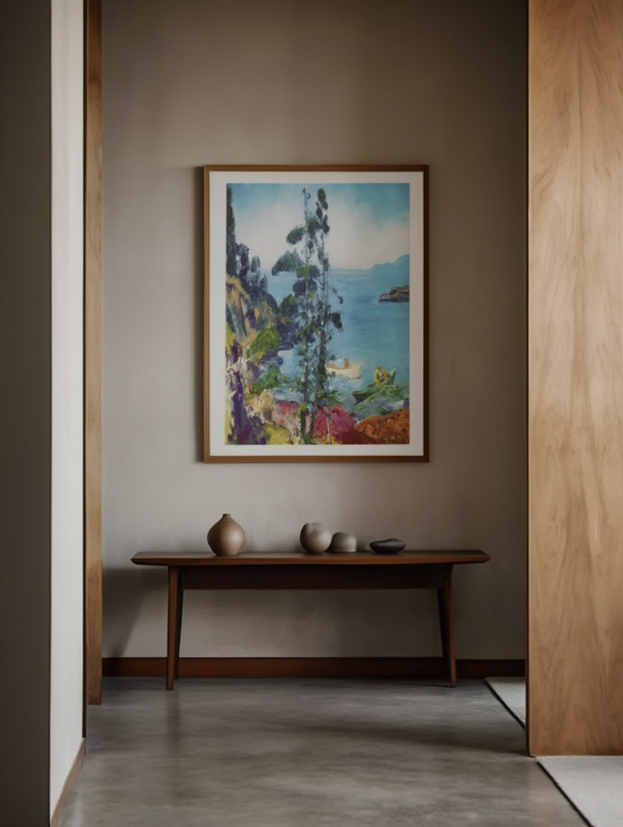 Evening Blue by George Wesley Bellows – American Realist Art Print