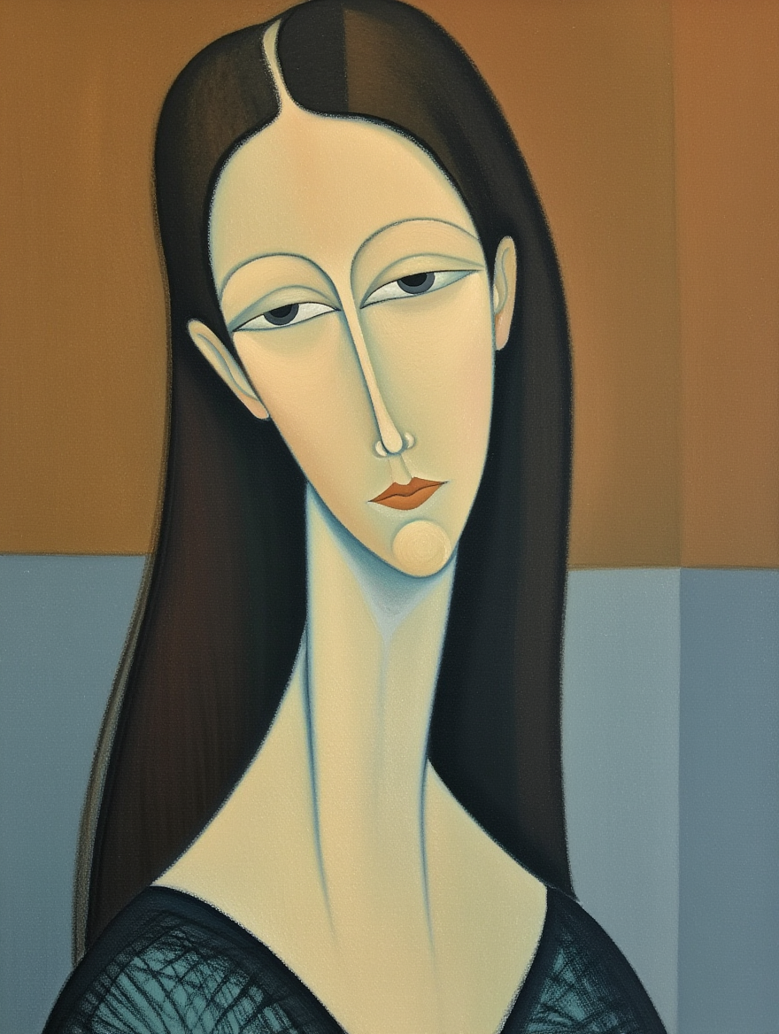 Modigliani Elegance – Mix & Match Fine Art Print