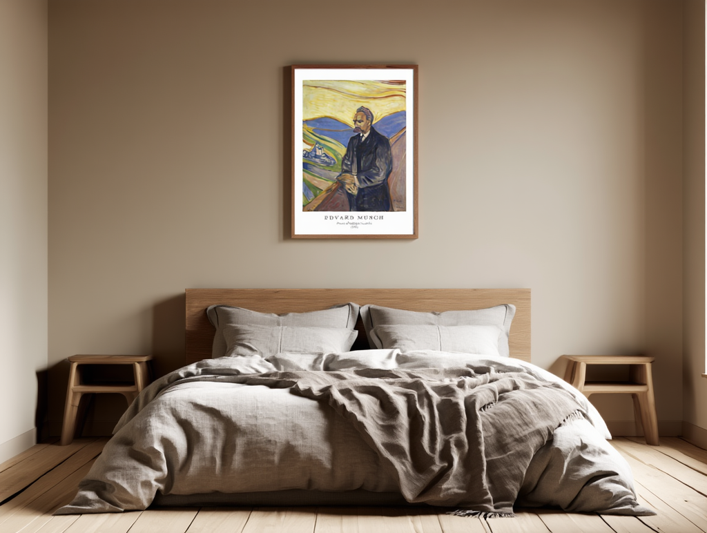 Edvard Munch - Portrait of Friederich Nietszche Poster