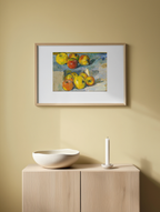 Apples – Paul Cézanne Poster | Post-Impressionist Still Life Art Print