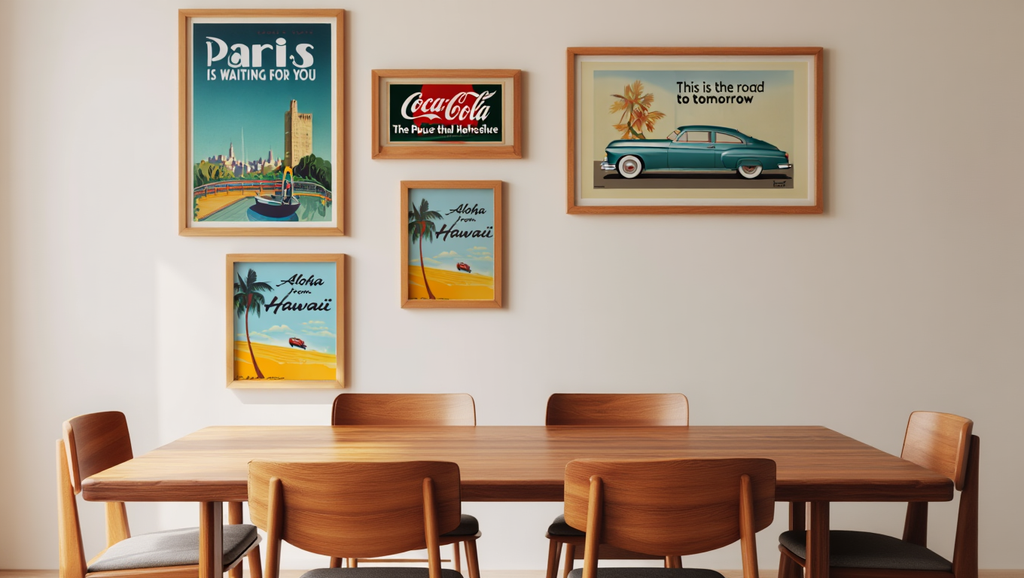 Wanderlust Vintage – 4-Piece Travel Gallery Set