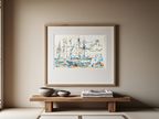 Marseille – Paul Signac Poster | Neo‑Impressionist Coastal Cityscape Art Print