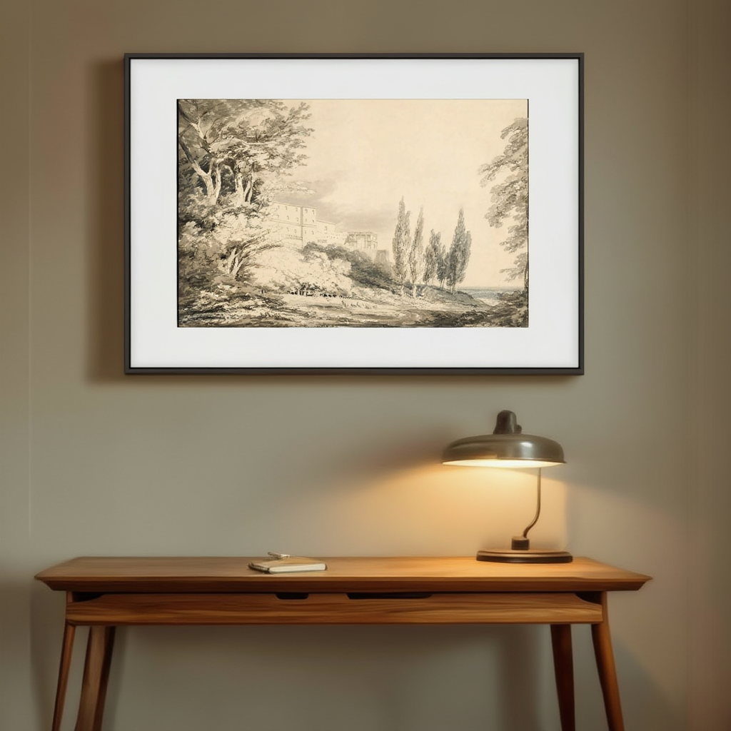 Villa d’Este by J.M.W. Turner – Landscape Art Print