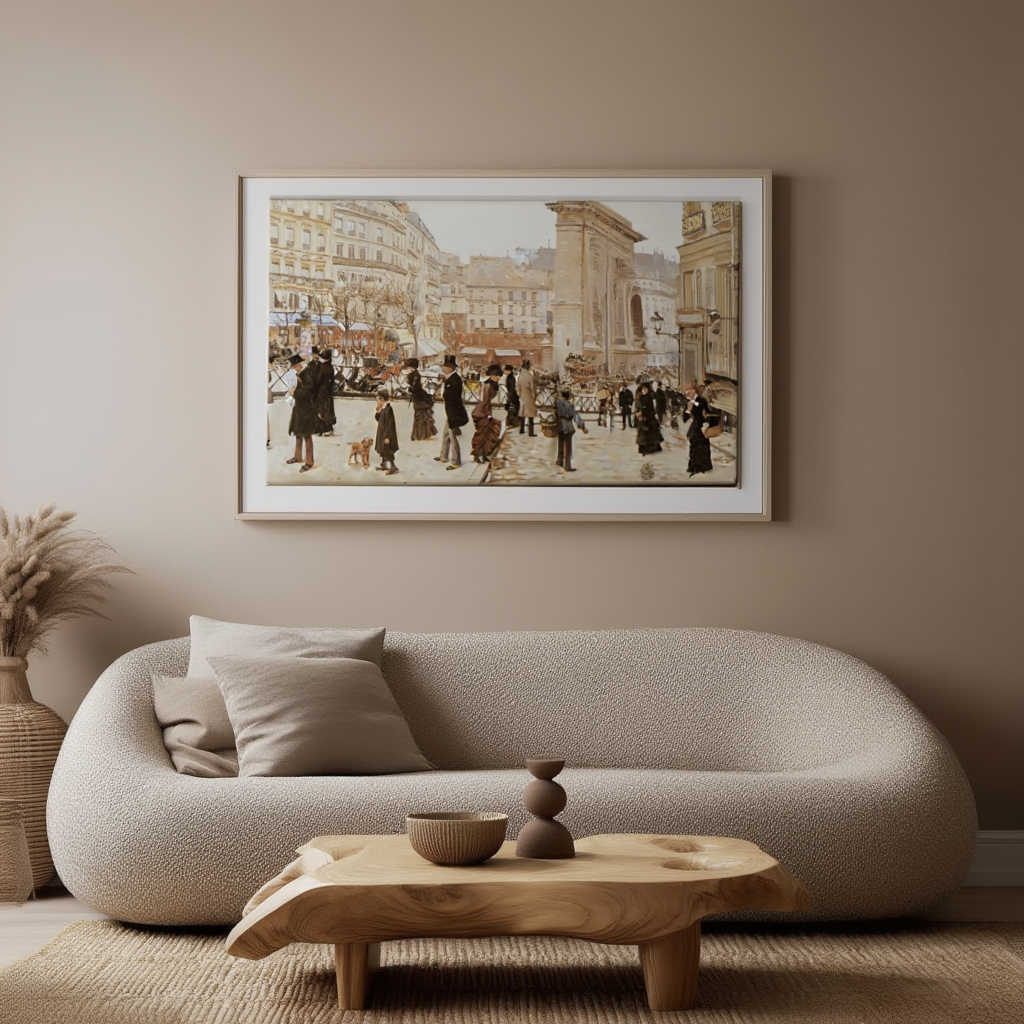 Jean Béraud  - Le Boulevard St. Denis, Paris