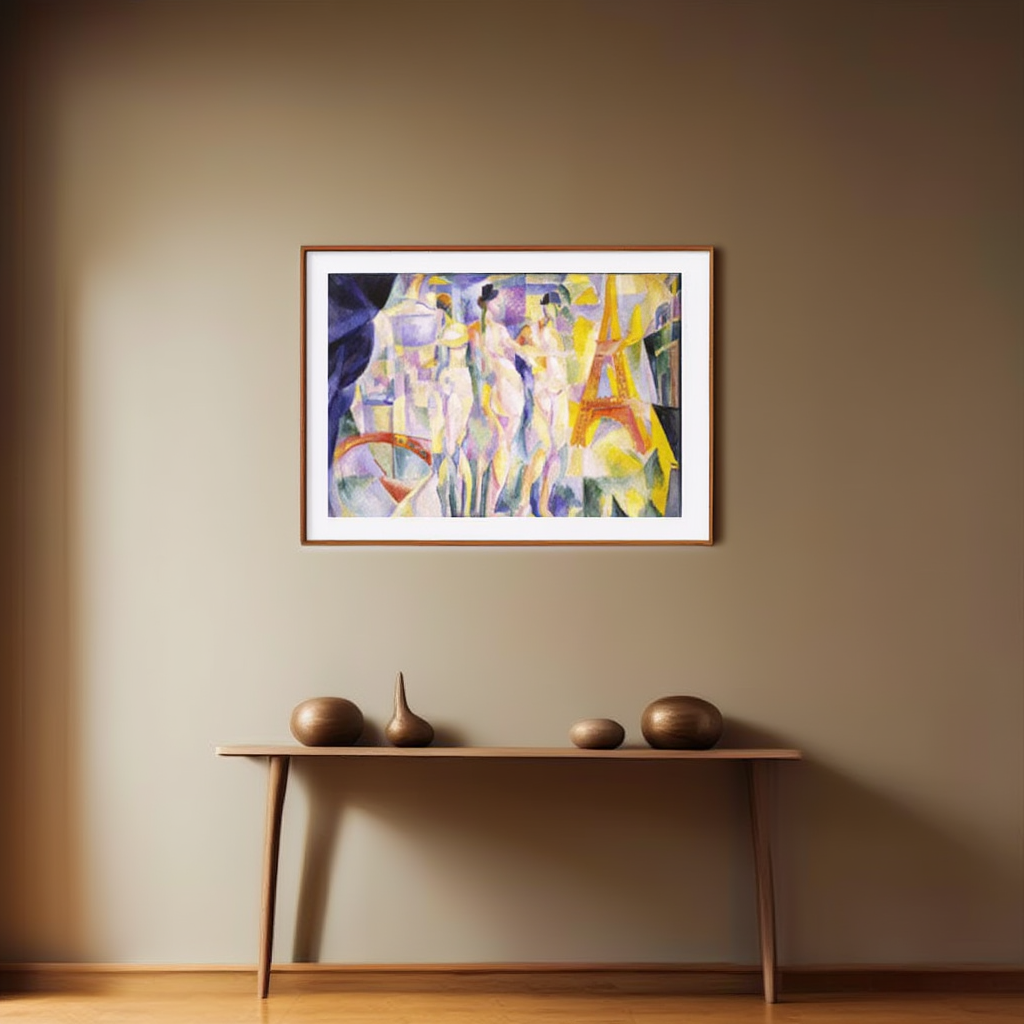 La Ville de Paris – Robert Delaunay, 1911 – Vintage French Art Print