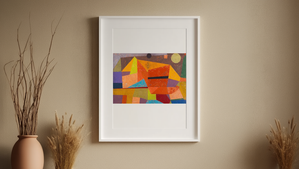 Paul Klee - Joyful Mountain Landscape