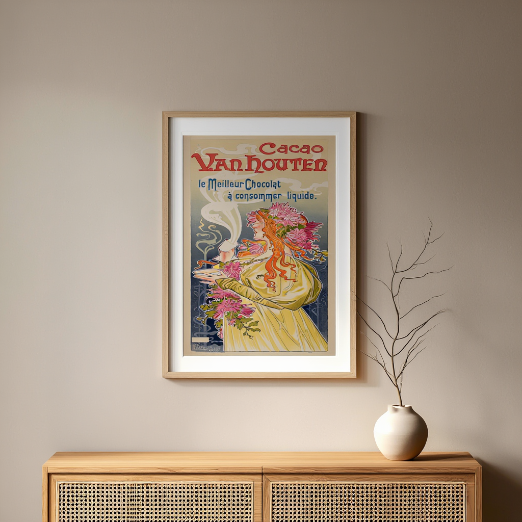 Henri Privat-Livemont - Cacao Van Houten Poster
