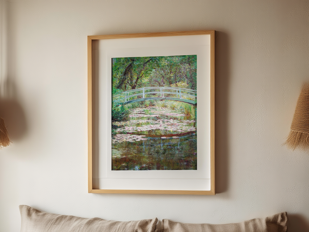 Claude Monet – The Japanese Footbridge - Iconic Impressionist Art Print