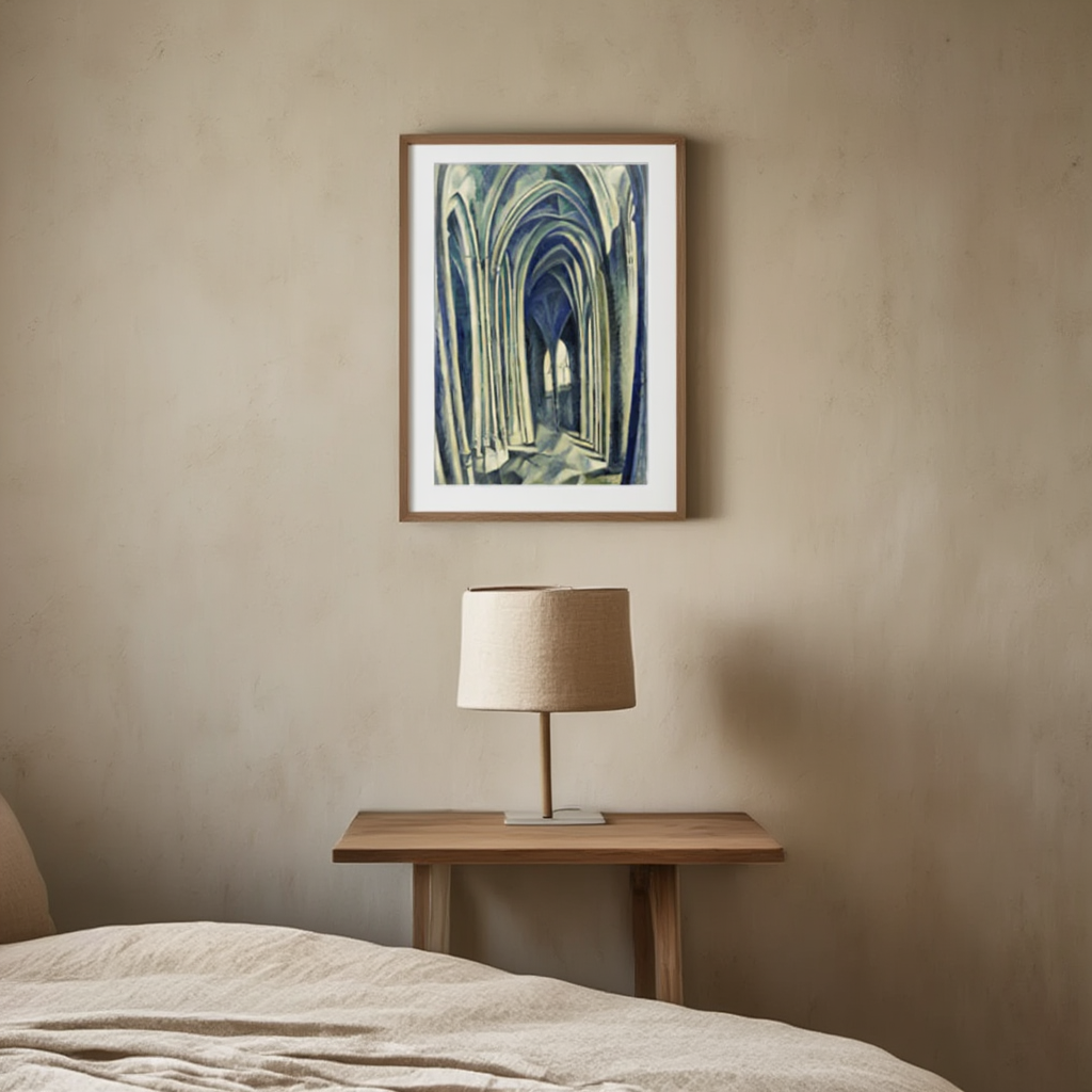 Saint-Séverin No. 3 – Robert Delaunay – Vintage Modernist Art Print