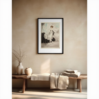 Vintage Ballet Performer Print – Elegant Dancer Art Poster  Wall Decor
