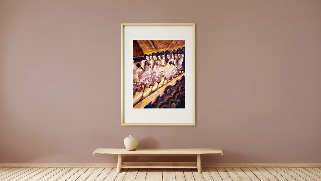 Cancan by Hugo Scheiber - Poster