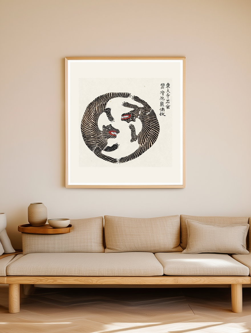 Taguchi Tomoki – Tigers – Iconic Contemporary Japanese Art Print - Hakyarts