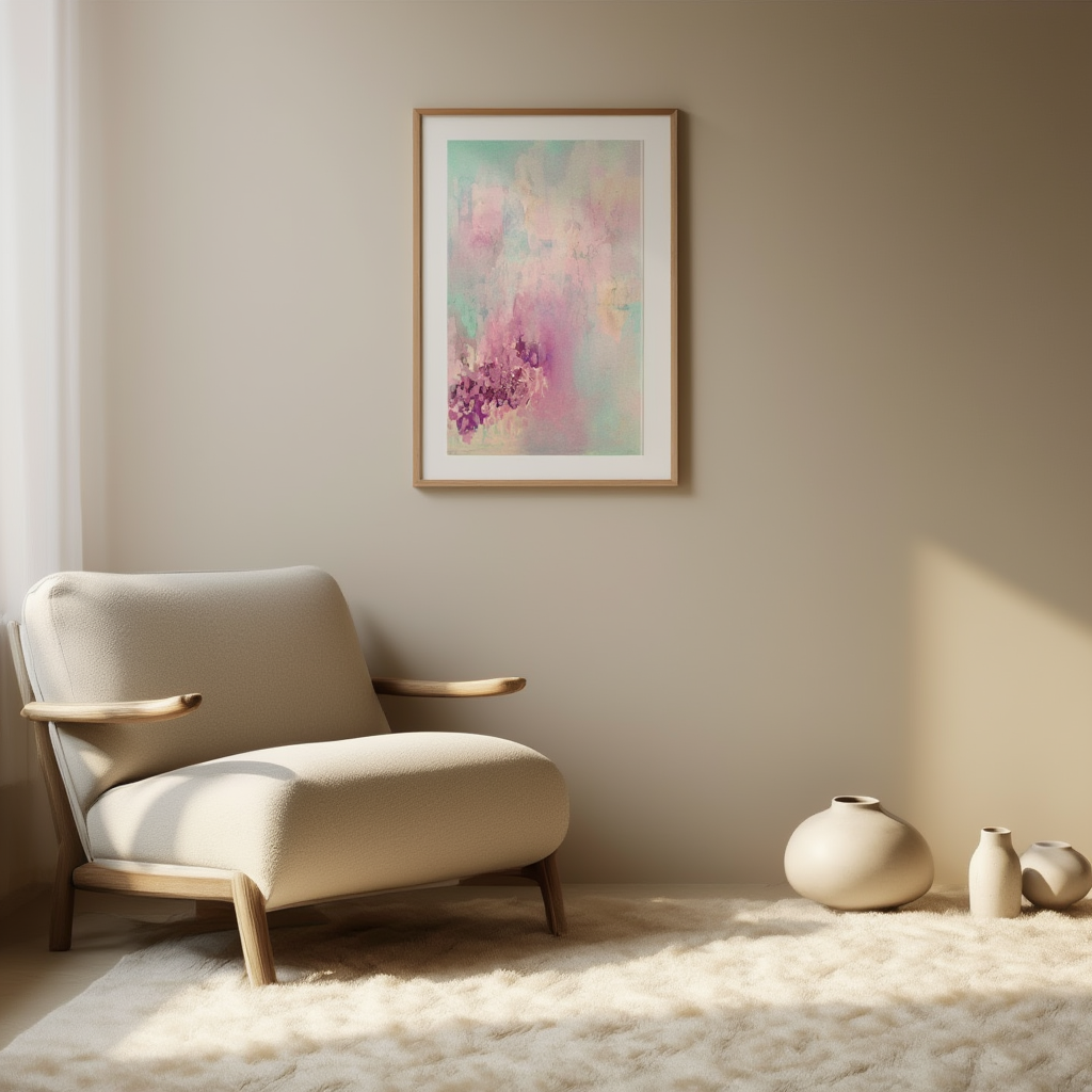 Colourful Brush Stroke Poster