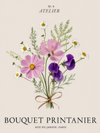 6 Mix & Match Floral Prints | Botanical Wall Art Collection - Hakyarts