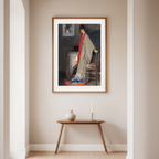 Young Woman in Kimono by Henry Maurer – Modernist Art Print - Hakyarts