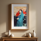 Young Woman with Ibis – Edgar Degas (1860) | Early Figurative Art Print
