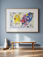 Yellow-Red-Blue by Wassily Kandinsky – Abstract Modern Art Print