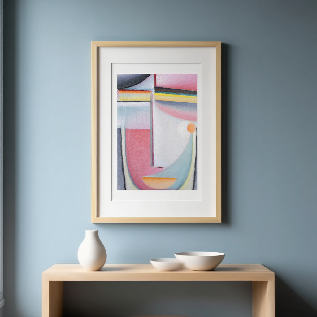 Alexej von Jawlensky - Abstract Head Symphony in Pink