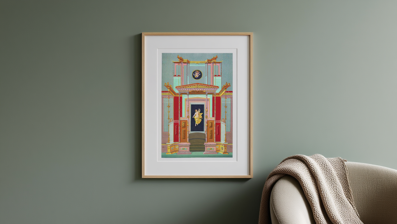 Greco-Romain by Auguste Racinet – Vintage French Historical Costume Art Print