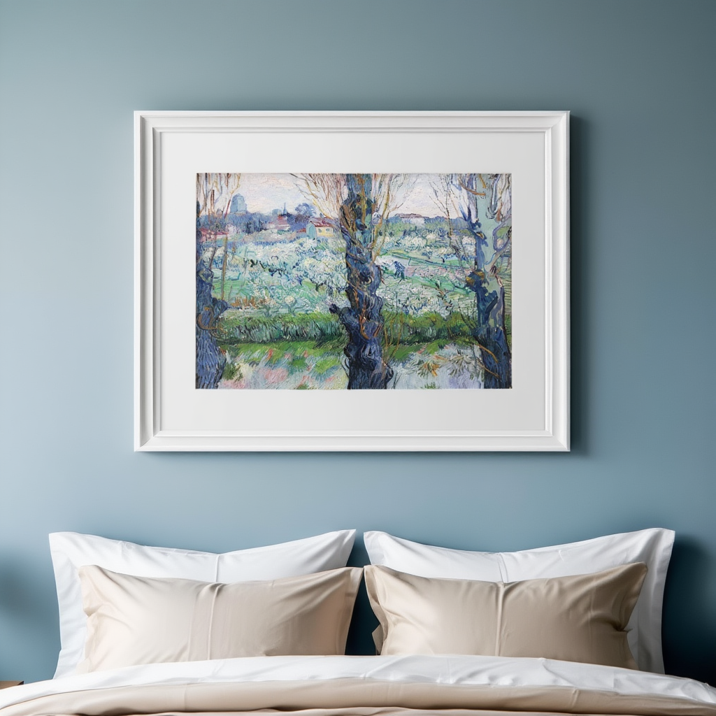 Vincent Van Gogh – View of Arles - Post-Impressionist Art Print