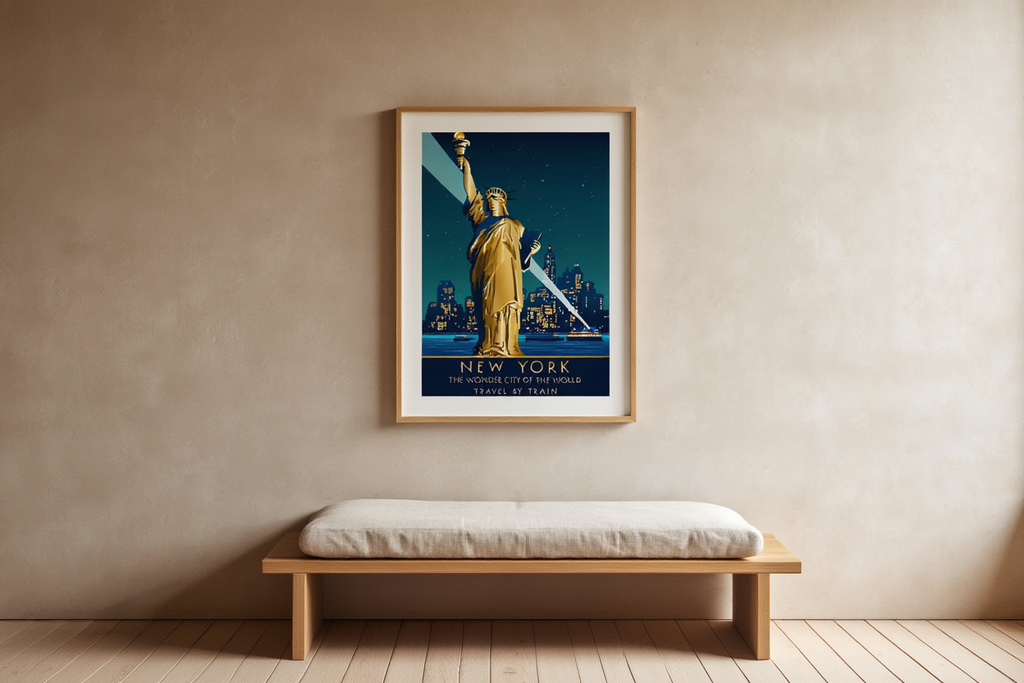 Vintage New York Travel Poster