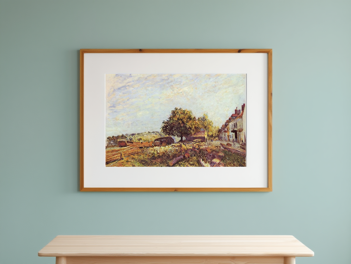 Alfred Sisley - Saint-Mammès am Morgen