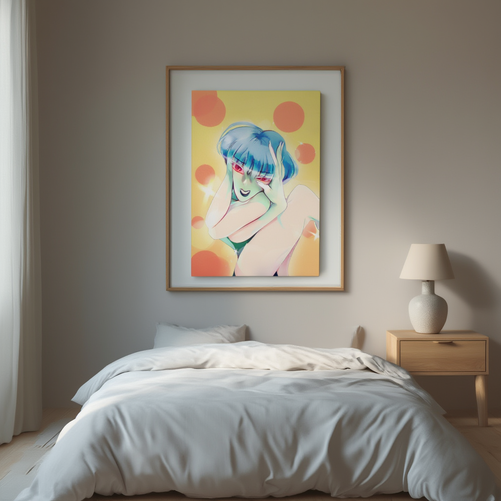 Harmony of Light – Japanese Anime Art Poster