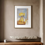 Daffodils in a Vase and Lemons – Władysław Ślewiński | Post-Impressionist Floral Art Print
