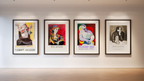Picasso Art Exhibition Poster Set – 4 Prints - Hakyarts